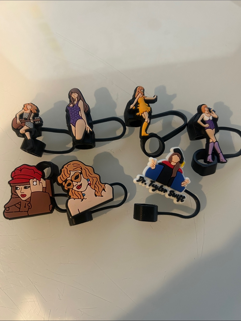 Reusable Cute Silicone Straw Tips Lids
